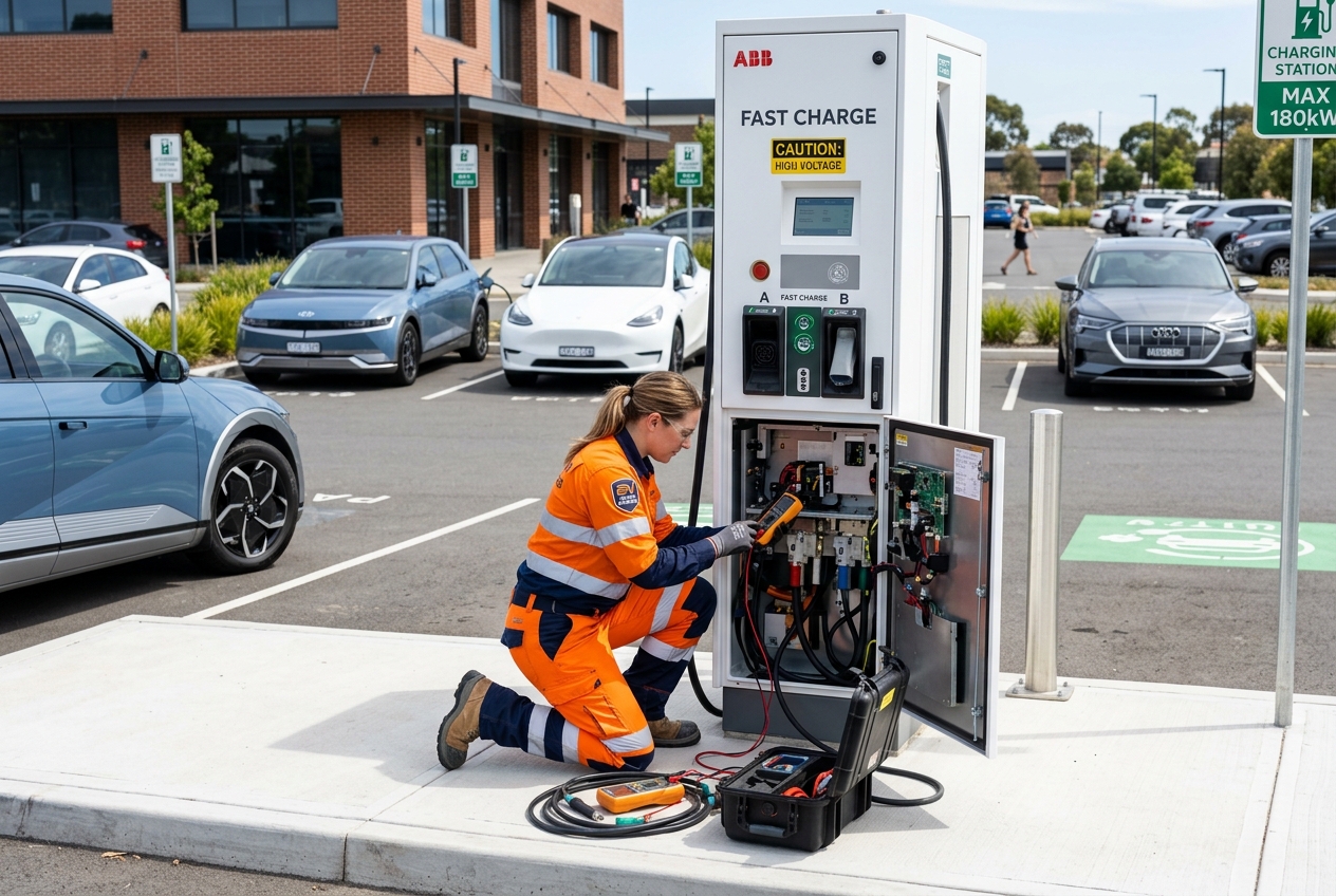 Commercial EV Charger Repair in Maine